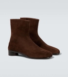 Maison Margiela Tabi suede ankle boots