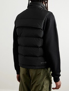 Moncler Grenoble - Arpasson Logo-Appliquéd Padded Recycled-Ripstop Down Gilet - Black