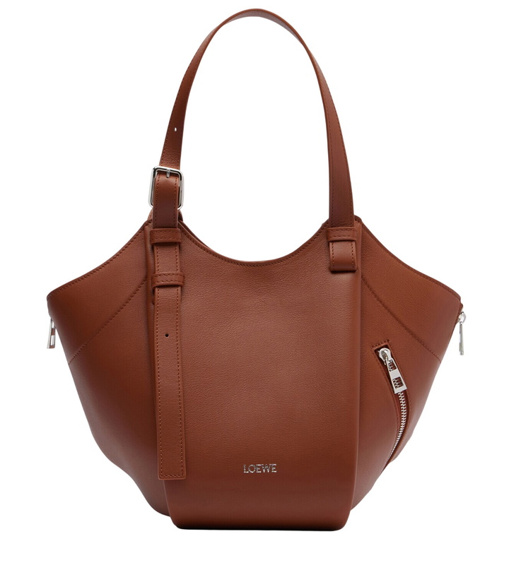 Photo: Loewe Hammock Flip leather tote bag