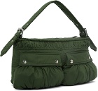 Molly Goddard Green Medium Double Pocket Bag