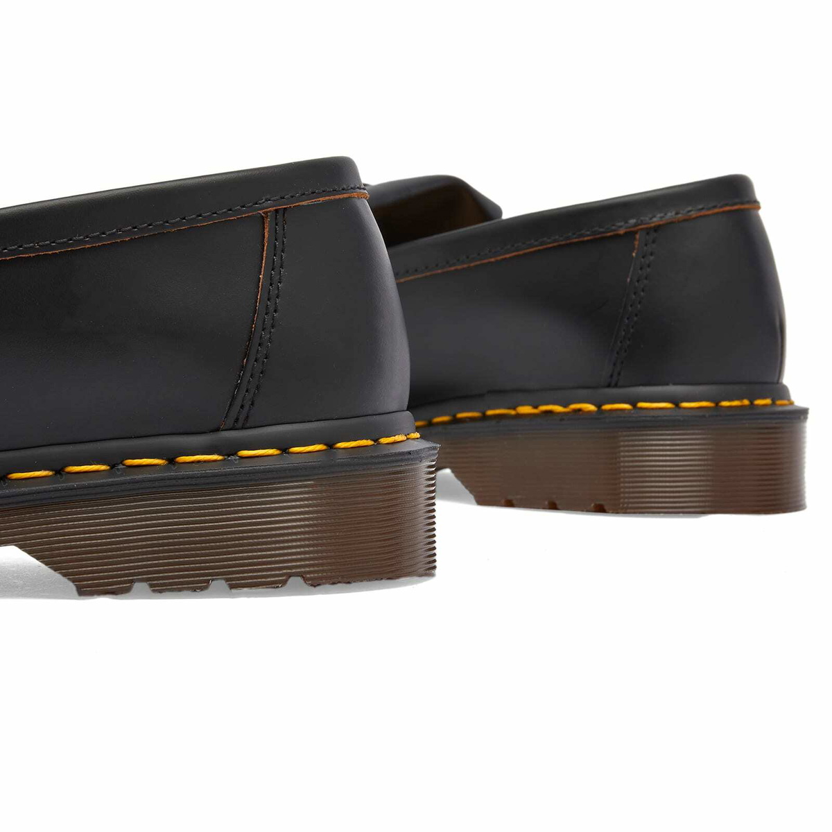Dr. Martens Men's Adrian Tassel Loafer in Vintage Black Quilon Dr. Martens