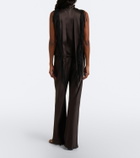 SIR Gabriete silk wide-leg pants