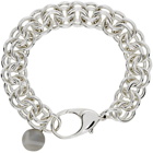 RÄTHEL & WOLF SSENSE Exclusive Silver Lace Agate Alice Bracelet