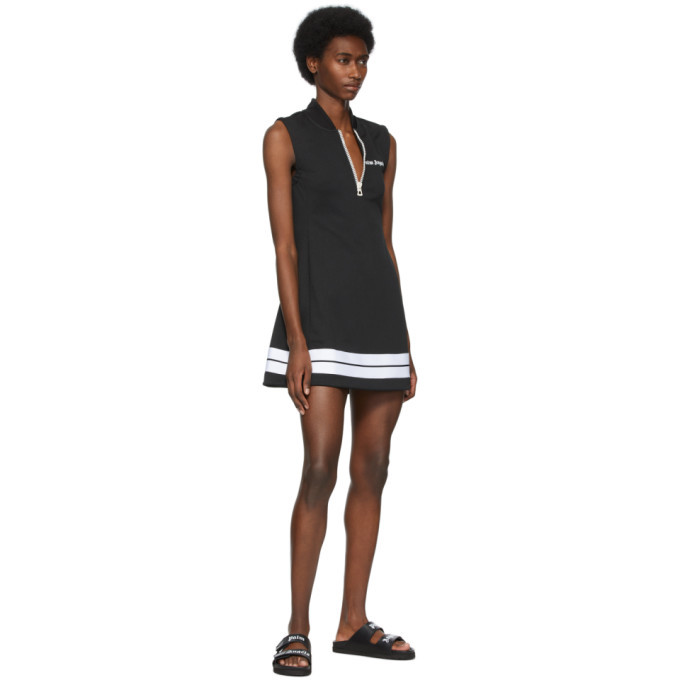 Palm Angels Black Track Dress Palm Angels