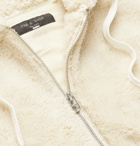 RAG & BONE - Damon Fleece Zip-Up Hoodie - Neutrals