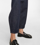 Toteme - High-rise barrel-leg jeans