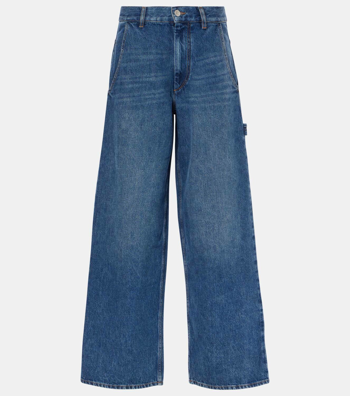 【送料&関税込】Marant Atoile Solene Mid-rise Jeans Marant Etoile Solene wide-leg jeans Isabel Marant Etoile