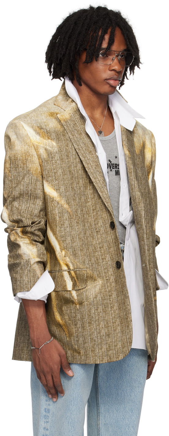 Y/Project Beige Sun Bleached Blazer