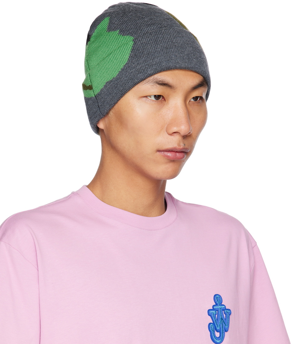 JW Anderson Gray Apple Beanie