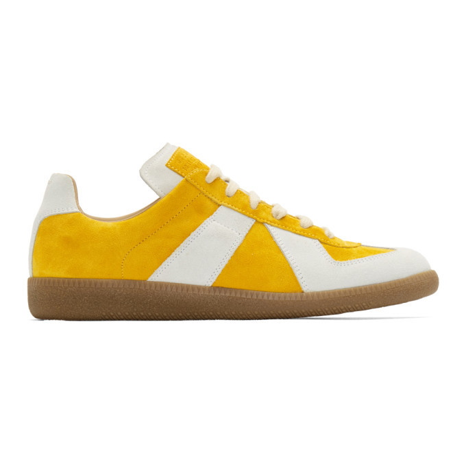 Photo: Maison Margiela Yellow and White Replica Sneakers