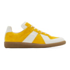 Maison Margiela Yellow and White Replica Sneakers