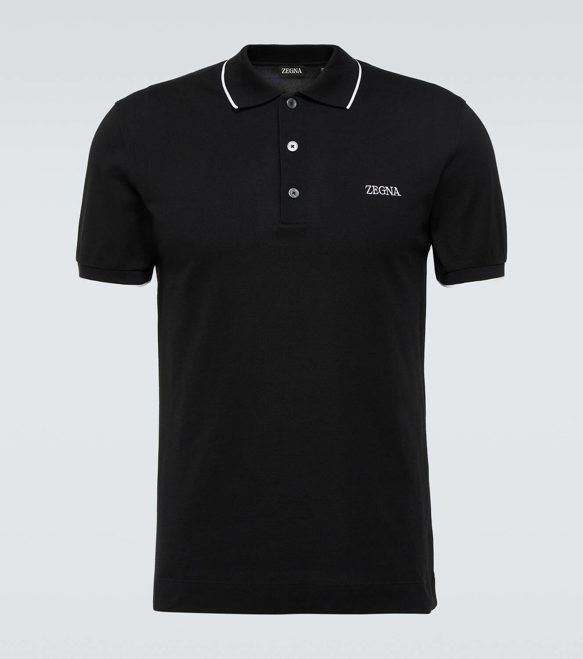 Zegna - Man - White - Polo Shirt main image 1