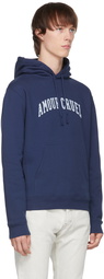 Saint Laurent Navy 'Amour Cruel' Hoodie