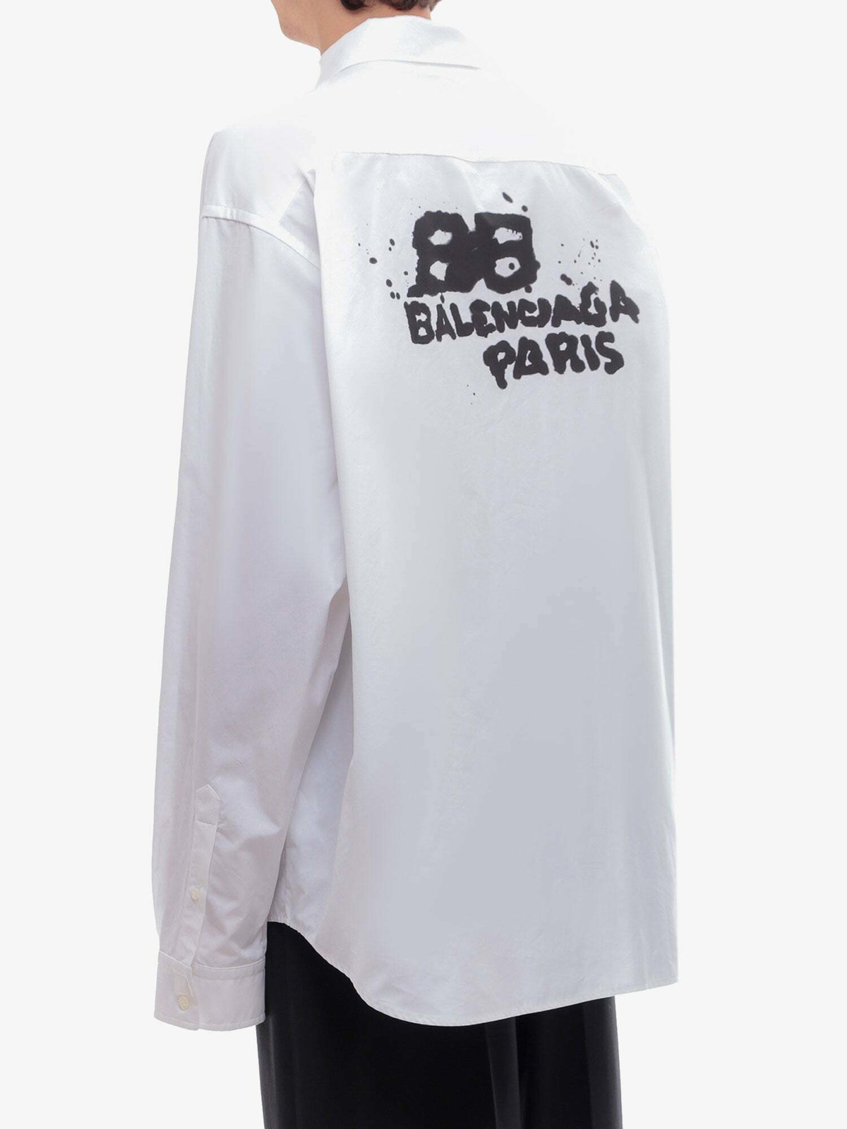 Balenciaga Shirt White Mens Balenciaga