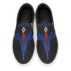 Marcelo Burlon County of Milan Black Wings Slip-On Sneakers