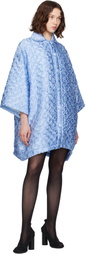 MARIE ADAM-LEENAERDT Blue Robe Shirt Coat