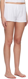 Cou Cou White 'The Short' Shorts