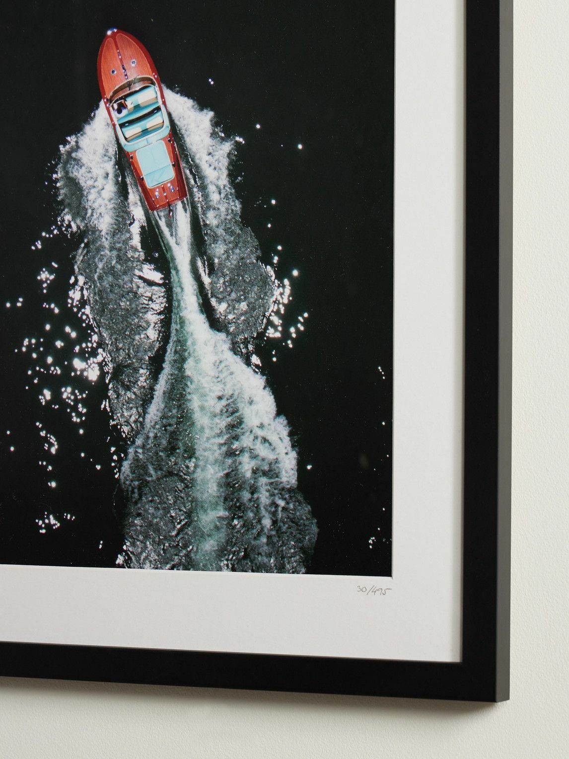 Sonic Editions - Framed 2017 Riva Speedboat Print, 16" x 20"