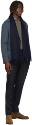 Loro Piana Navy Leisure City Trousers