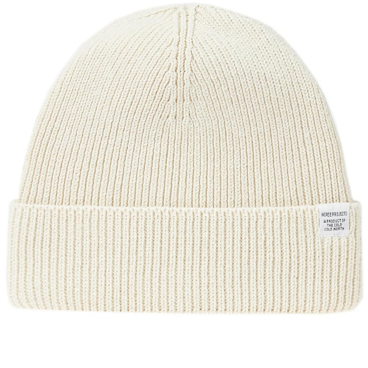 Photo: Norse Projects Cotton Watch Beanie Neutrals