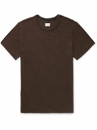 Rag & Bone - Classic Flame Slub Cotton-Jersey T-Shirt - Brown