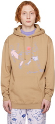 KidSuper Tan Soccer Dance Hoodie