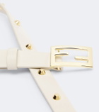 Fendi Fendi Tube studded leather belt