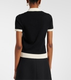 Valentino Bow-detail cotton polo shirt