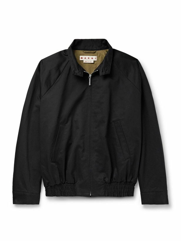 Photo: Marni - Cotton-Gabardine Bomber Jacket - Black