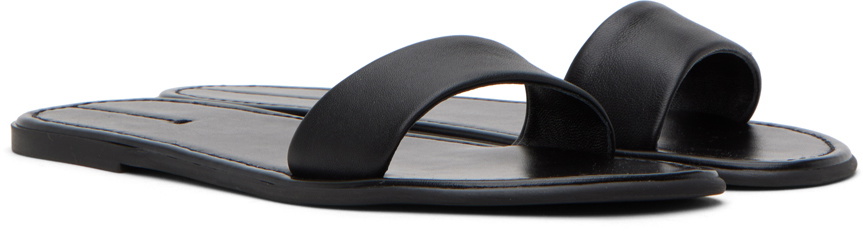 The Row Black Beach Sandals The Row