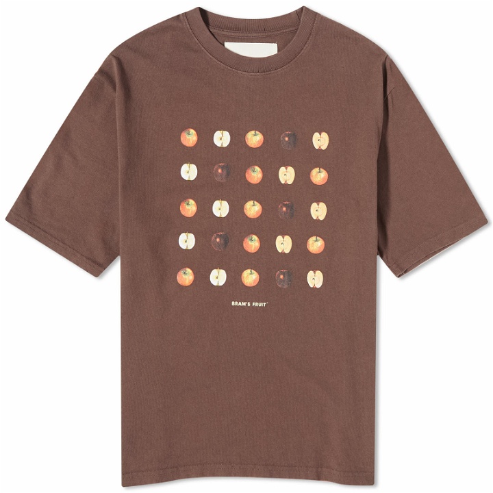 Photo: Bram's Fruit Men's Apple T-Shirts in Brown