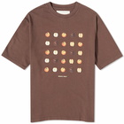 Bram's Fruit Men's Apple T-Shirts in Brown