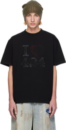 424 Black '424' T-shirt