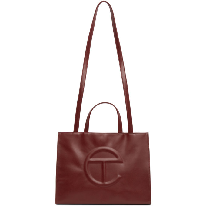 Photo: Telfar Burgundy Medium Shopping Tote