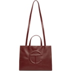 Telfar Burgundy Medium Shopping Tote