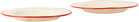 Laetitia Rouget White 'No snogging allowed' Plate Set