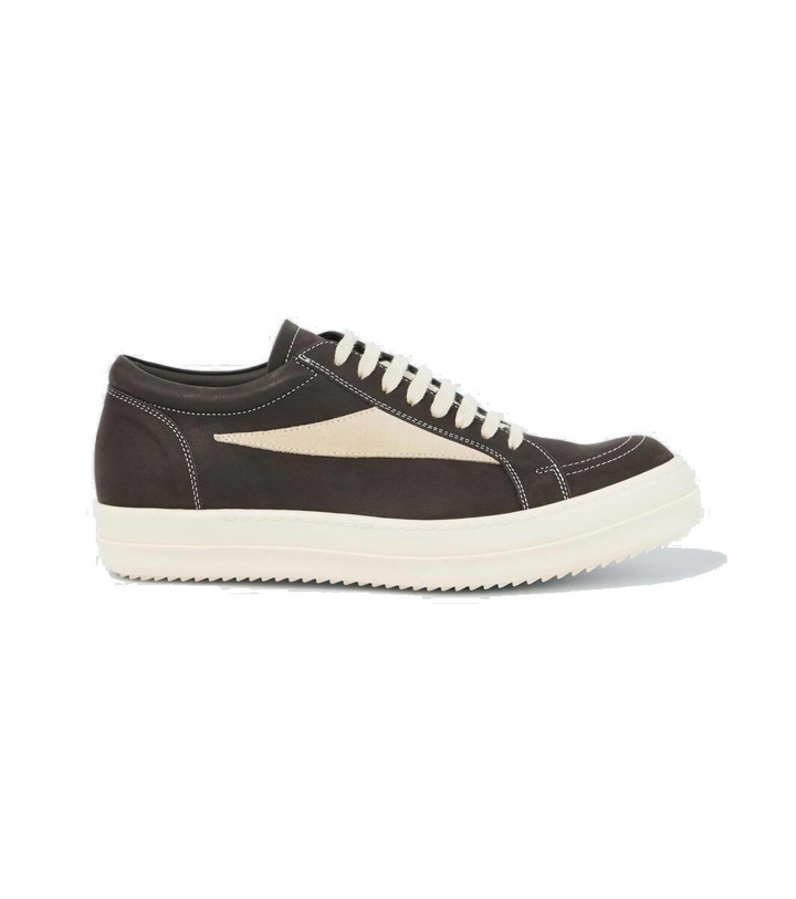 Photo: Rick Owens Leather low-top sneakers