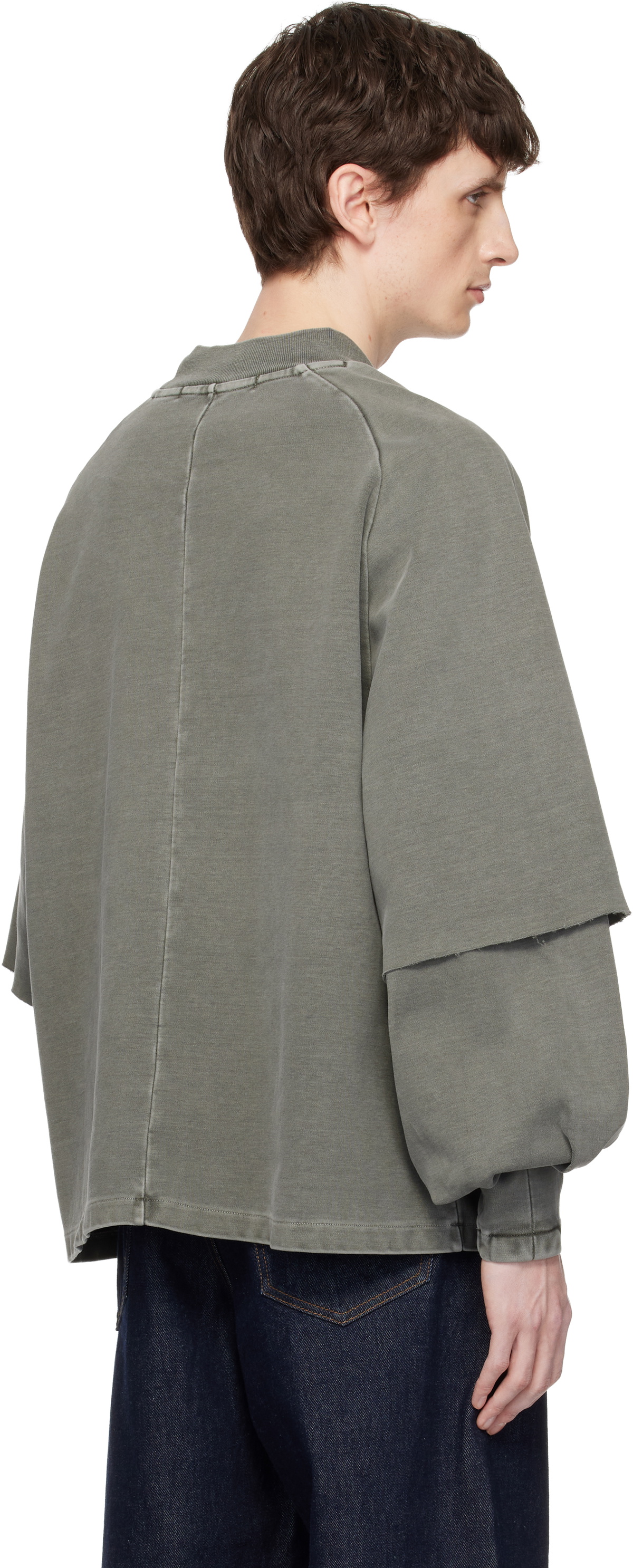 Seventh Gray Raglan Layered Longsleeve T-shirt