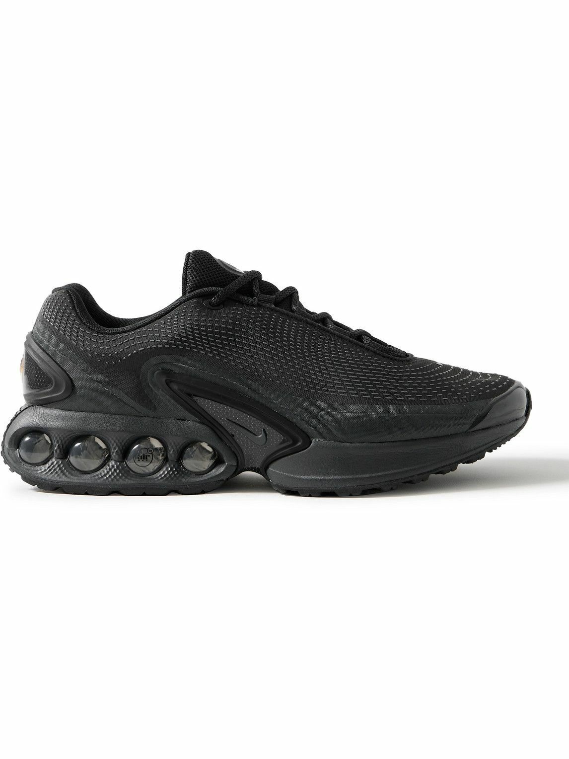 Photo: Nike - Air Max DN Rubber-Trimmed Mesh Sneakers - Black