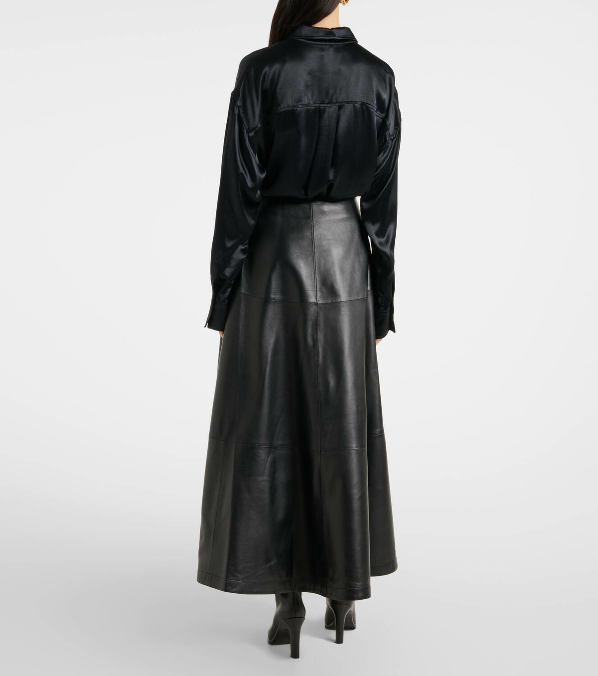 パンツ y2k osada ginzi leather skirt archive Altuzarra Varda leather midi skirt Altuzarra