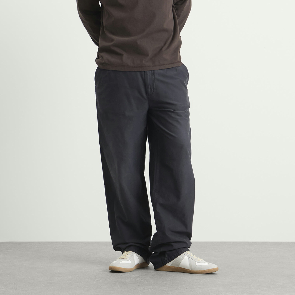 Maison Margiela Men's Cotton Workwear Pant in Black