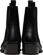 LEMAIRE Black Vegetable-Tanned Chelsea Boots