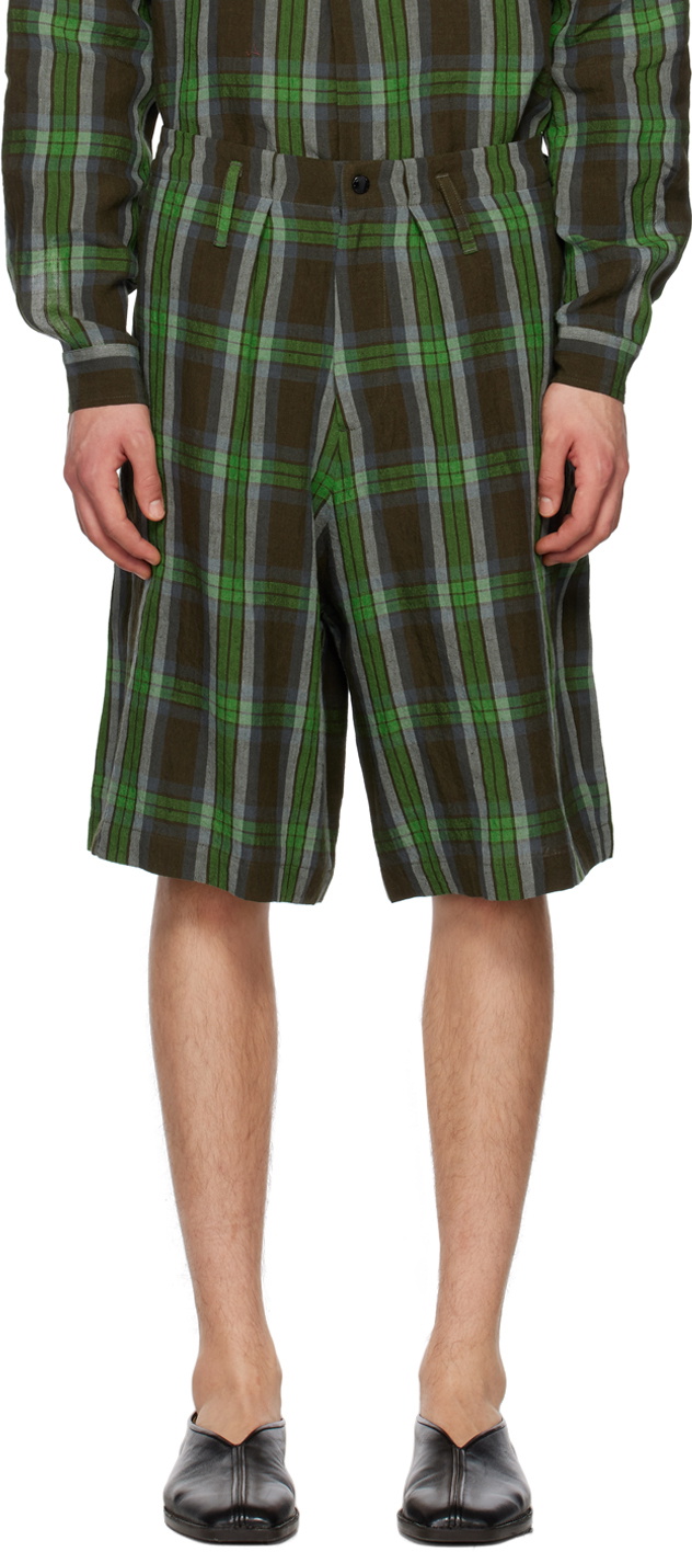 3MAN Green Deck Shorts