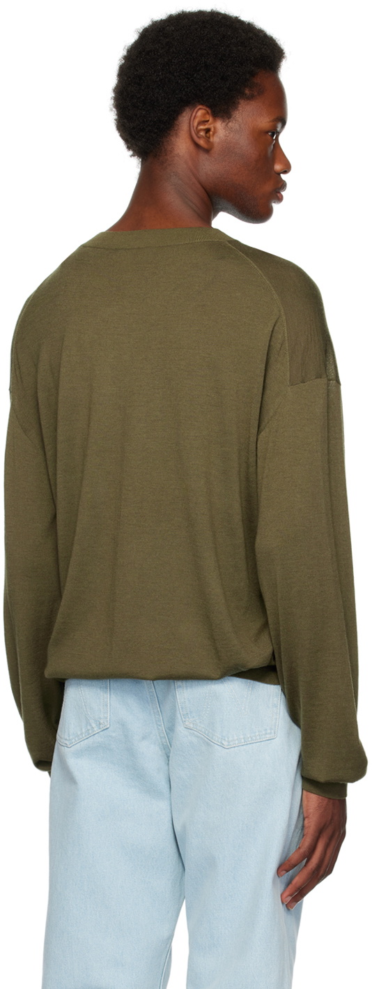 Nanushka Khaki Yossi Sweater