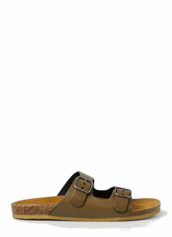Photo: Jimmy Flat Sandals in Brown