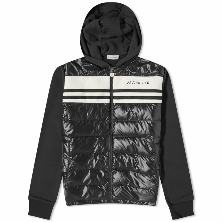 Photo: Moncler Men's Down Knit Jacket in Navy