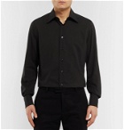 SALLE PRIVÉE - Black Cotton and Silk-Blend Shirt - Black