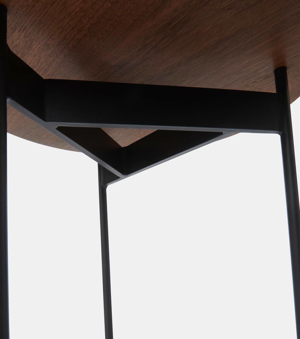 Zanat Piano Small walnut side table by Ludovica and Roberto Palomba