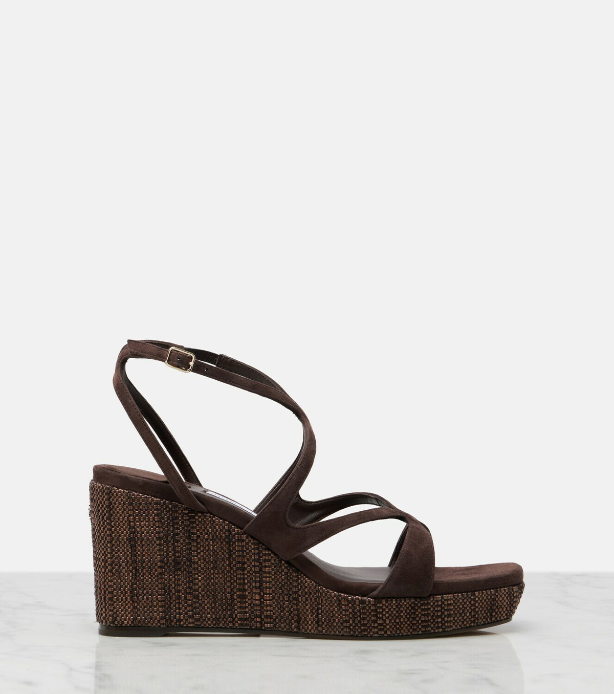 Jimmy Choo Ayla suede wedge sandals