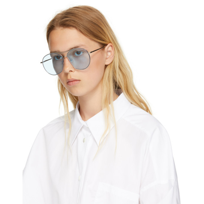 Gentle Monster Silver and Blue Jumping Jack Sunglasses Gentle Monster